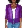 SHU-SHI Sheer Cardigans For Women Summer Knit Shrug Lightweight For