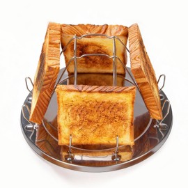 Rondauno Camp Stove Toaster Outdoor, Foldable Toaster for Camping
