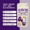 ViBERi Soft Dried Organic Blackcurrants 100g, Uniquely Healthy & Delicious