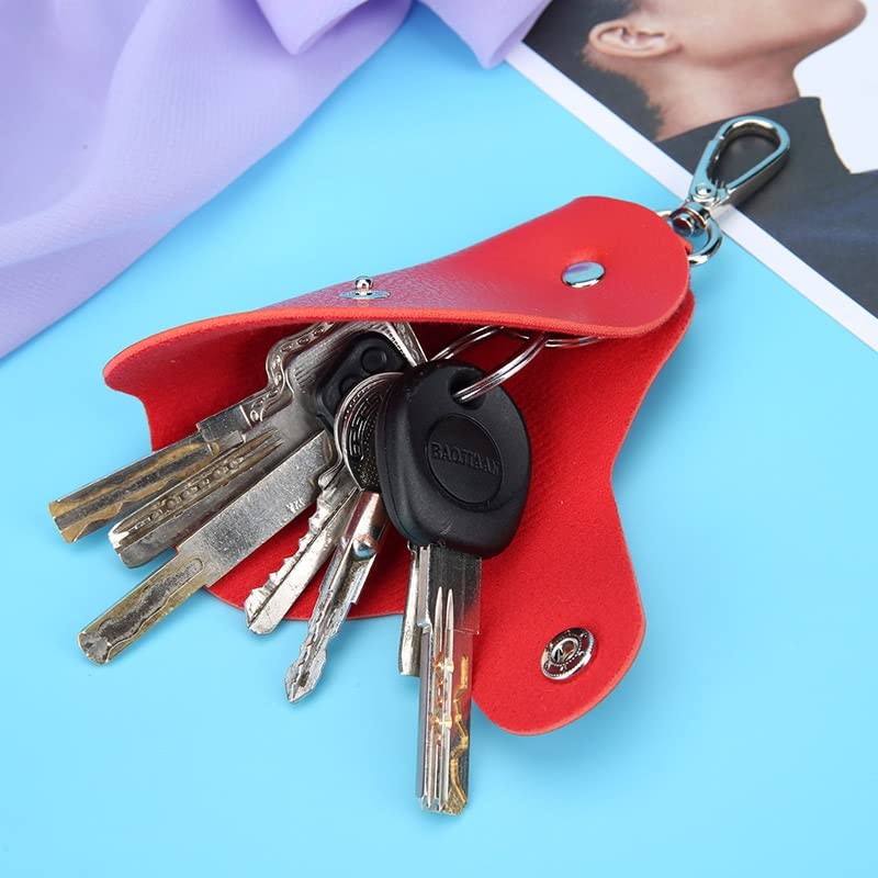 Plus Nao Key Case, Key Holder, Bi-folded, Snap Button, Carabiner,