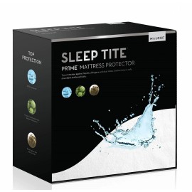 MALOUF SLEEP TITE Hypoallergenic 100% Waterproof Mattress Protector - 15-Year U.S. W...