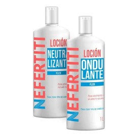 Kit Locion Neutralizante + Ondulante Para Cabello Nefertiti