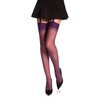 Romartex Plain Top Sheer 20 DEN Elastane Stockings, M, purple