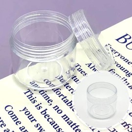 JPAR Transparent Cap Empty Cosmetic Bottle Cream Container 20g Empty Cosmetic Bottle Cream Container Empty Bottle Cream Jar / JPAR 투명캡 화장품공병 크림용기 20g 화장품공병 크림용기 공병 크림통