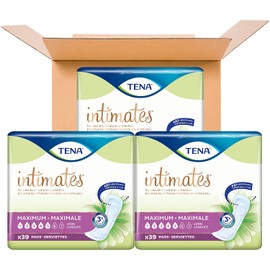 Tena Intimates Maximum Incontinence Pad Long Length,White 117 ct