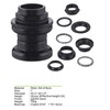 8pcs 1" Threaded Bicycle Headset Combo- Gas Motorized Bicycle (Black)