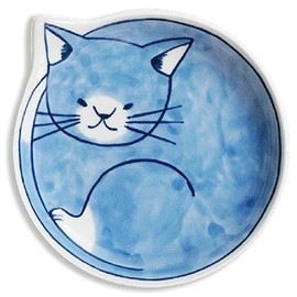 Hasamiyaki 303298500 Neco Plate, Cotetsu