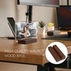 PONNOR Dollar Bill Frame,Acrylic Currency Display Holder with Black Walnut