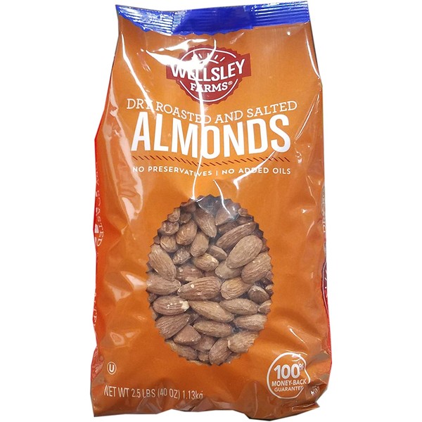 Wellsley Farms Almonds, 40 Oz