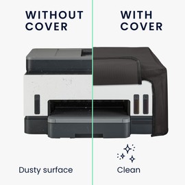 kwmobile Carcasa compatible con HP Smart Tank 7305 - Funda antipolvo de impresora - Forro protector gris oscuro