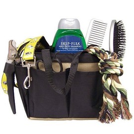 Pet Care Tote for Grooming, Care Supplies Dogs, Cats (Assorted Colors)