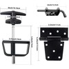 BTEOBFY Double Door Shed Hardware Kit - Complete with Latches,