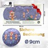 Lüttenburg Set of 4 Pocket Warmers for Children Reindeer Rudolph