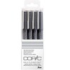 Copic Multiliner Cool Gray Ink Marker Set - i0.05/0.1/0.3/0.5j