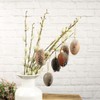 Macosa EX237722 Egg Hangers, Pack of 6 with Feather, Easter