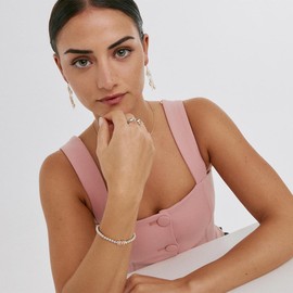 GEMAURA 30th Birthday Gifts for Women,Adjustable Silver Bracelet for Women Sterling Silver Bracelet 30th Birthday Presents Gifts Ideas with Cards for Mum Daughter Sister Grandma