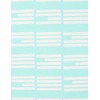 Addis Perfect Fit Cover Aquagreen (L), Cotton, Aqua Green Stripe,