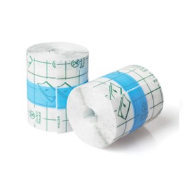 ArrErr 2 Roll Waterproof Bandages Transparent Stretch Adhesive Sticker Tattoo Bandage Shower Protection Sheet Waterproof Shower Protector Patch Clear Dressing Stretchy Tape for Tattoos Swimming Cover