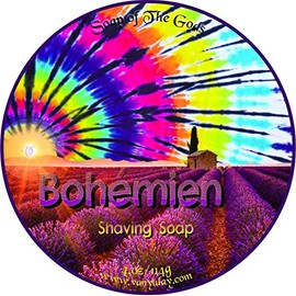 Bohemien Natural Shaving Soap Nourishing with Argan Oil 4.0 oz