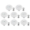 PATIKIL 25mm Drawer Rollers, 8 Set Nylon Positioning Pulleys Small