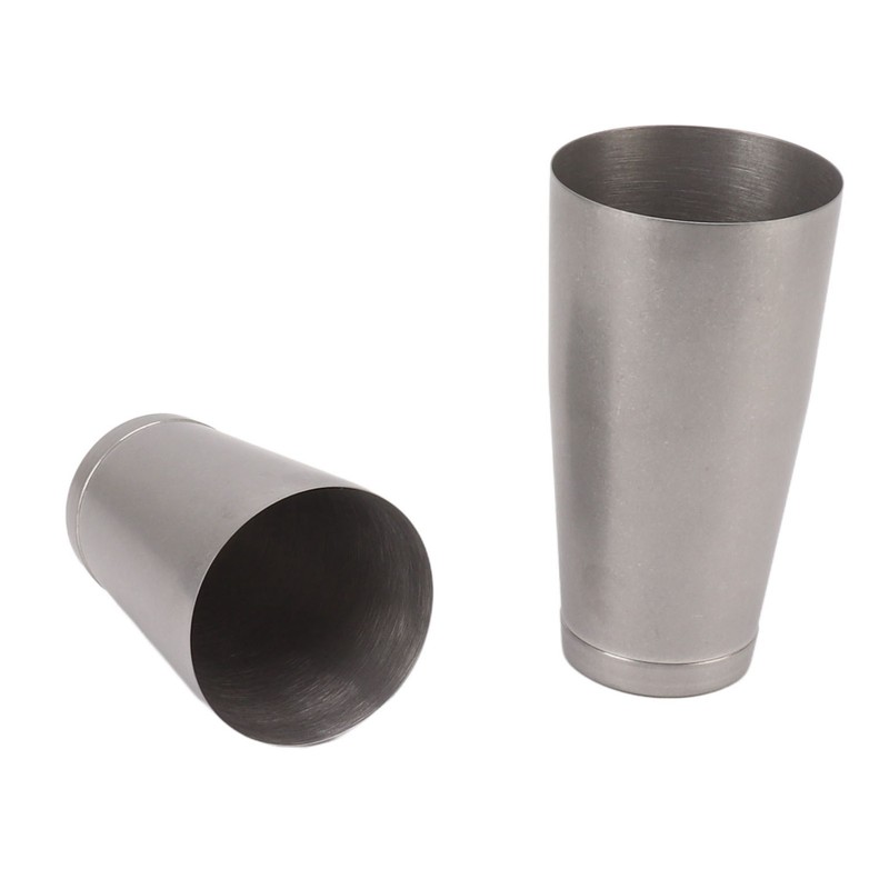 304 Stainless Steel Cocktail Shaker 2 Section Bartending Mixer Bar