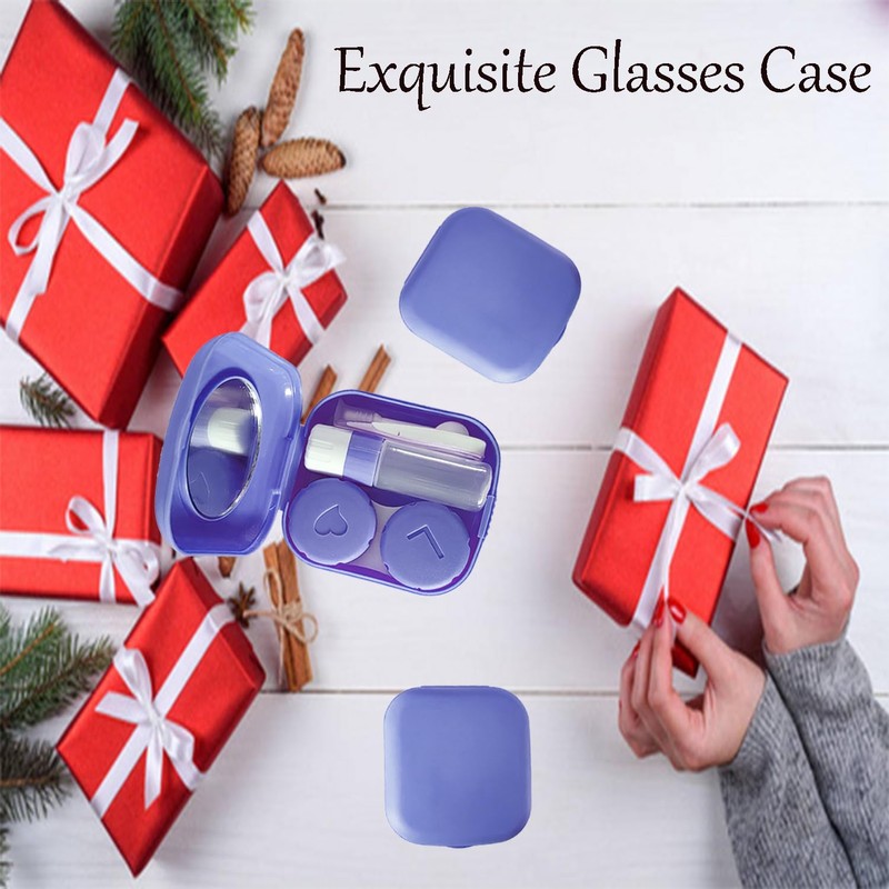 Erewa Contact Lens Case, 2 Pack Portable Contact Lens Box