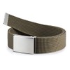 Ladeheid Men's Belt Male Fabric Belt Hessian P90, olive green