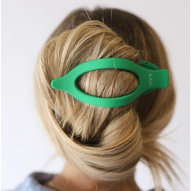 KAXI | Laydown 2.0 Hair Clip Claw | Perfect for Thick & Thin Hair | Strong Clip Teeth & 7 Colors to Choose (Emerald Green)