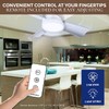 Bell+Howell Socket Breeze Modern Ceiling Fans with LED Lights, 10"