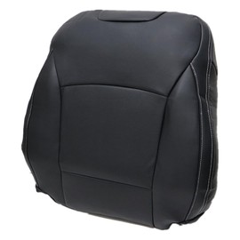 NLQR Front Passenger Top Back Seat Cover Replacement Perforated Microfiber Leather Black Compatible with Subaru Outback 2015 2016 2017 2018 2019