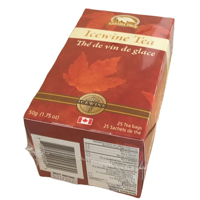 Canada True Icewine Tea, 25 Tea Bags, 50g (1.75oz), Product