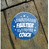 schilderkreis24 Funny Saying "Zodiac Sign Sloth Ascendant Couch" Magnet Decorative