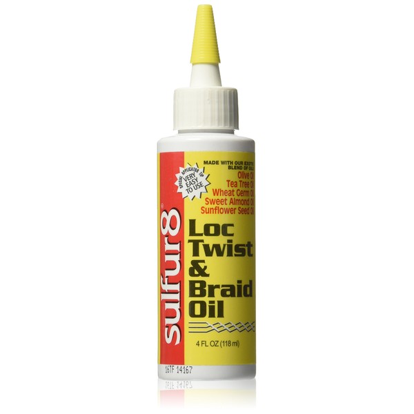 Sulfur8 Loc Twist and Braid Oil, 4 Ounce