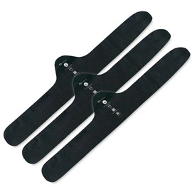 More of Me to Love Keep Cool & Dry Viscose and Cotton Blend Under-Bra Liners (3-Pack, Black, X-Large) - Soft, Wicking, Seamless