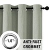 H.VERSAILTEX Premium Chenille Blackout Curtains - 100% Blackout Thermal Insulated