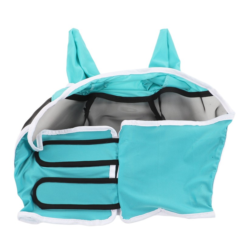 Mesh Horse Fly Mask Elastic UV Protection Detachable Breathable Horse