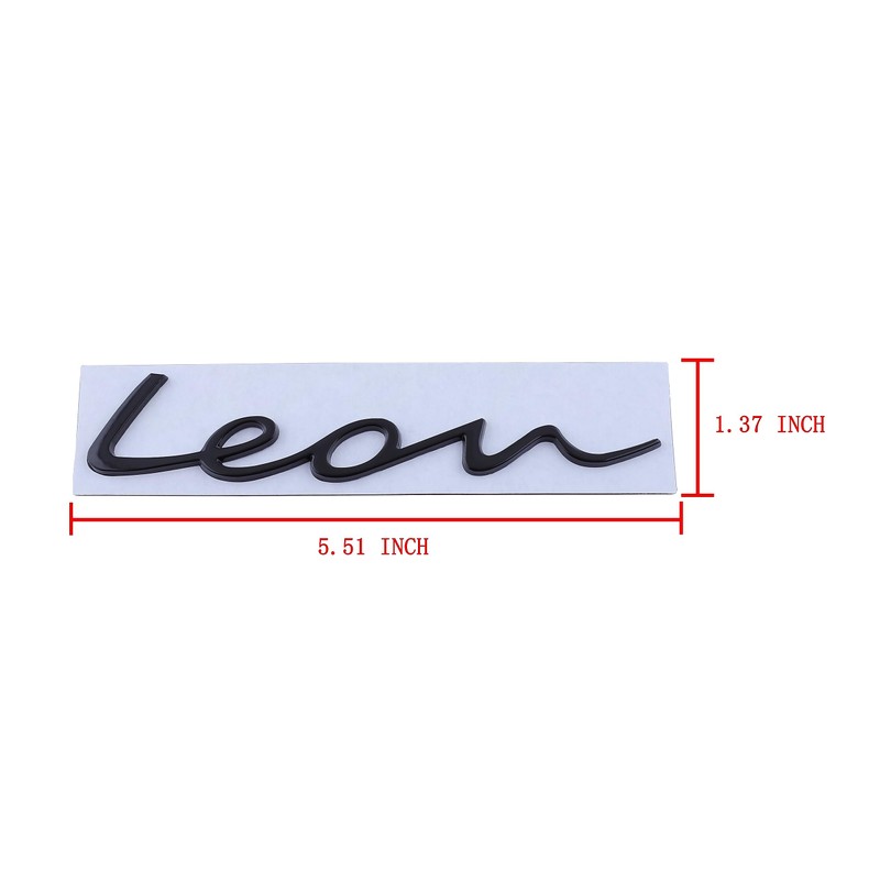Leon Emblem Car Sticker Styling Sticker Car Badge Decoration Accessories