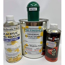 PMI Acrylic Enamel Single Stage Paint Kit (Gallon Kit, Jade Green)