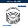 HIPicco 2 Pack LM501349/10 Tapered Roller Bearing Cone and Cup