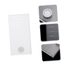 Minkissy 2pcs Lash Glass Pallet Medium Eyelash Extension Holder Tray