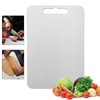 Stainless Steel Cutting Board Cutting Boards for Kitchen, Upgrade Double