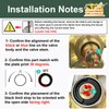【For AFTER July, 2022】 HOMEDEC Thermostatic Shower Valve Cartridge Replacement,
