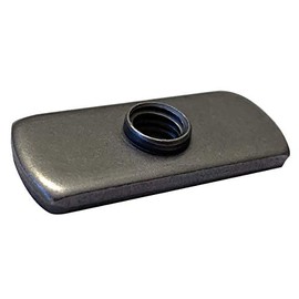 Small Parts 37NWS2 3/8"-16 Spot Weld Center Hole Tab Weld Nut Plain (Pack of 20)