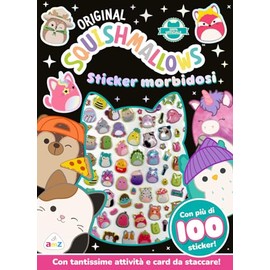 Squishmallows. Sticker morbidosi. Ediz. a colori. Con 8 cartoncini soft touch. Con Adesivi (Sticker e coloring)