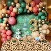 PTECDROTS 4Pcs Leopard Tablecloths, Rectangular Safari Animal Cheetah Print Table