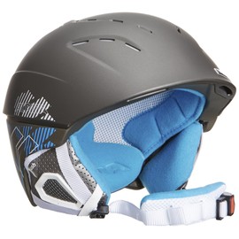ALPINA Spice Ski Helmet - Darksilver/Blue Matt, 5559 cm