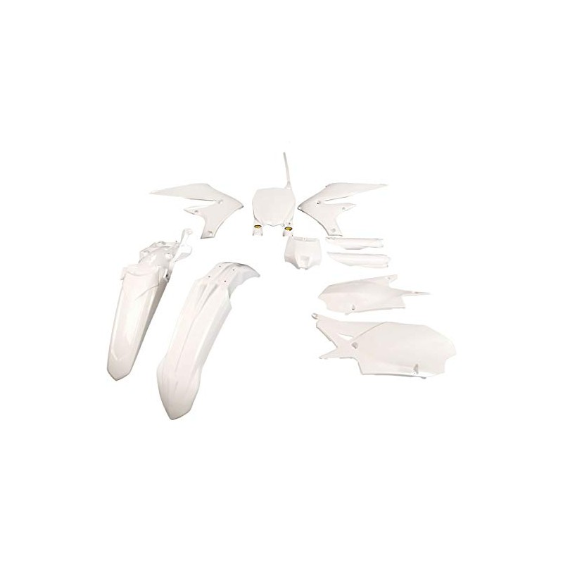 Cycra Powerflow Plastic Kit (WHITE) For 19-23 YAMAHA YZ250F