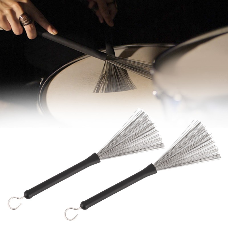 Drumstick Kit Rute Brush Damper Drum Set Musical Instrument Playing