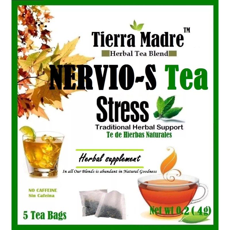 Tierra Madre nervios-S stress Tea ( 20 tea bags)