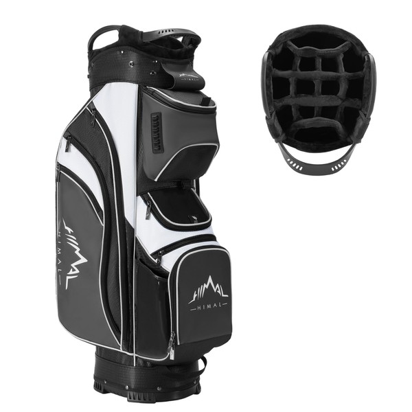 UNIHIMAL 14-Way Golf Cart Bag with Full Length Divider, Premium